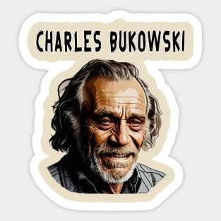 Charles Bukowski Sticker